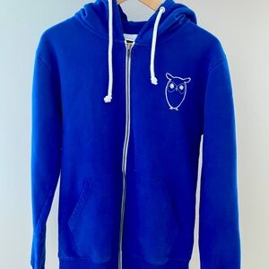 Knowledge hood zip sweat